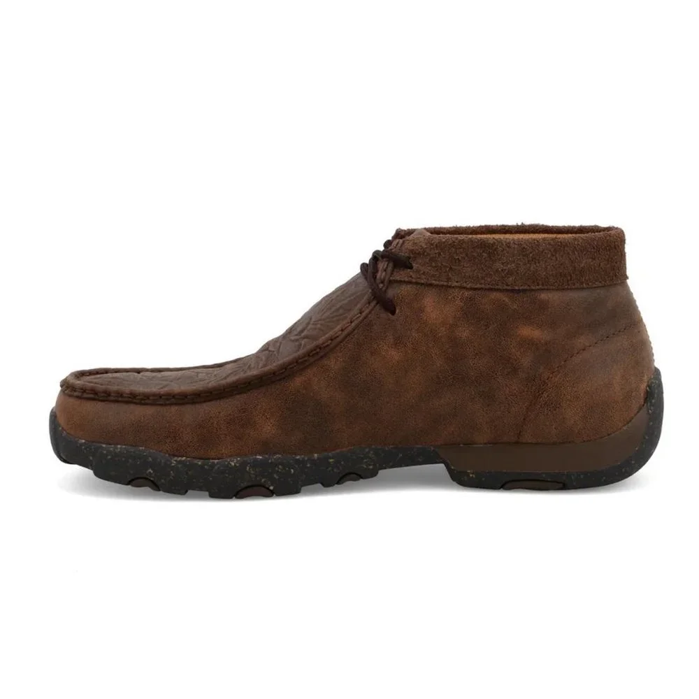 Twisted X (WIDE) Chocolate Chukka Boots Driving Mocs (New in Box) - Picture 2 of 6
